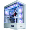 Zalman Case ATX - P50 DS White - Digital Display, Addressable RGB - (ZM-P50-DS-WH)