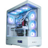 Zalman Case ATX - P50 DS White - Digital Display, Addressable RGB - (ZM-P50-DS-WH)