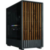 Zalman Case mATX - P10 NAMU BLACK - Wood, USB-C - (P10-NAMU-BLACK)