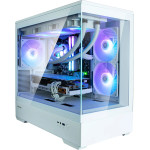 Zalman Case mATX - P30 White - aRGB, Tempered Glass - (ZM-P30-WHITE)