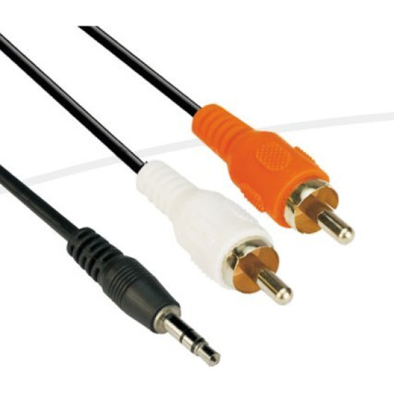 VCom 3.5mm Stereo M / 2x RCA M - (CV212-3m)