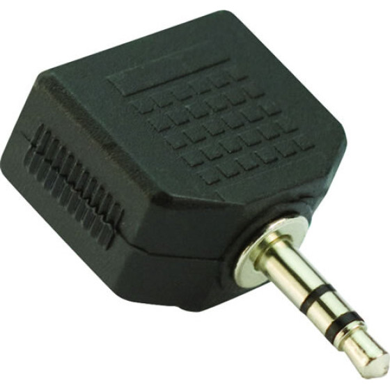 VCom Adapter 3.5mm Stereo M / 2x 3.5mm ST F - (CA511)