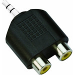 VCom Adapter 3.5mm Stereo M / 2x RCA F - (CA501)