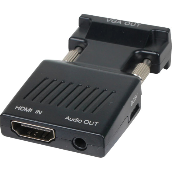 VCom Adapter HDMI F / VGA M with Audio - (CA336A)