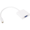 VCom Adapter Mini HDMI CM to VGA F White - (CG592-0.15m)