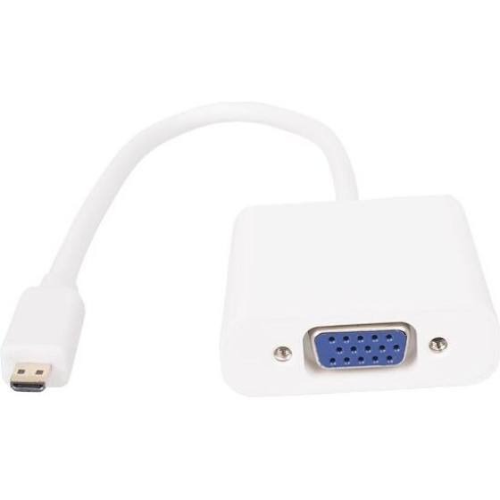 VCom Adapter Mini HDMI CM to VGA F White - (CG592-0.15m)