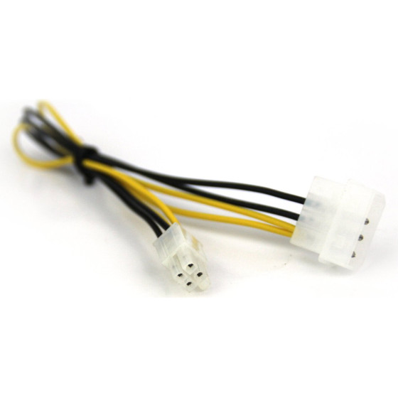 VCom Adapter Molex Male to 4Pin P4 ATX - (CE309-0.3m)