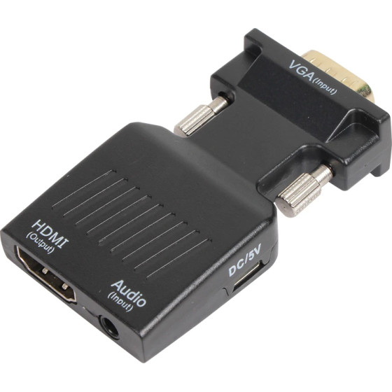 VCom Adapter VGA M / HDMI F with Audio - (CA337A)