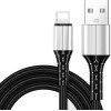 VCom Cable iPhone Lighting/USB data 2A 1m - (CU287L)