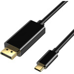 VCom Cable Type-C to DisplayPort - Black - CU422C-1.8m - (CU422C-1.8)