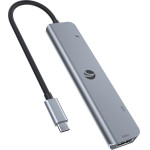 VCom Docking Station Type-C 7-in-1 - PD3.0 100W, HDMI x 2, USB3.0 x 2, SD, TF - (CUE39)