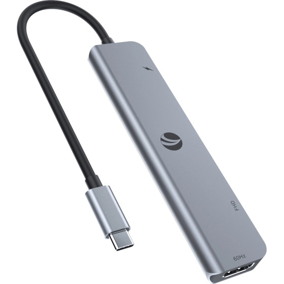 VCom Docking Station Type-C 7-in-1 - PD3.0 100W, HDMI x 2, USB3.0 x 2, SD, TF - (CUE39)