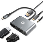 VCom Docking Station Type-C Power Distribution 3.0 100W - HDMI, Type-C x 1, USB3.0 - (CU4511)