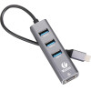 VCom Docking USB Type-C to USB3.0 x 3 + LAN - (DH311B)