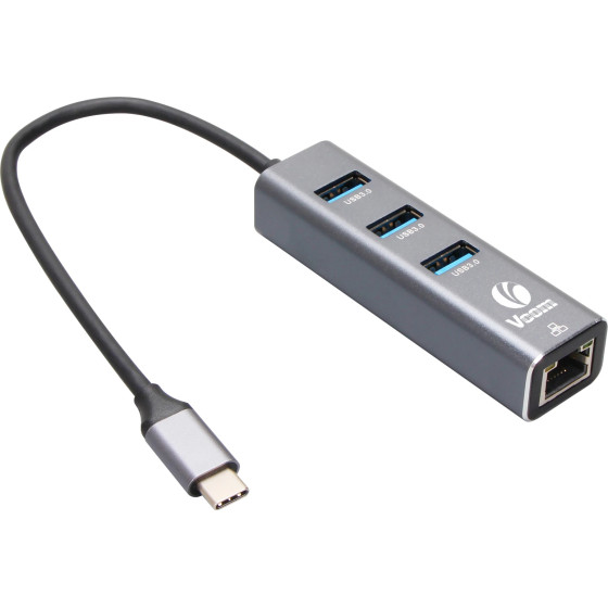VCom Docking USB Type-C to USB3.0 x 3 + LAN - (DH311B)