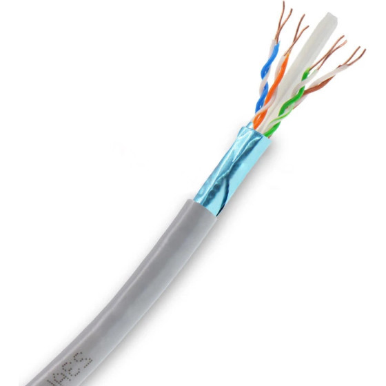 VCom FTP cable 4Pair Cat6 23AWG 305m - (NC624-305)