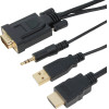 VCom HDMI M / VGA M - (CG598A-1.8m)