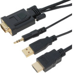 VCom HDMI M / VGA M - (CG598A-1.8m)