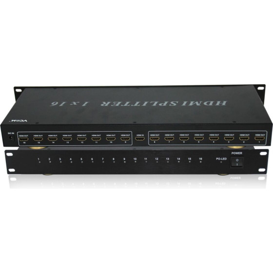 VCom HDMI SPLITTER Multiplier 1x16 - (DD4116)