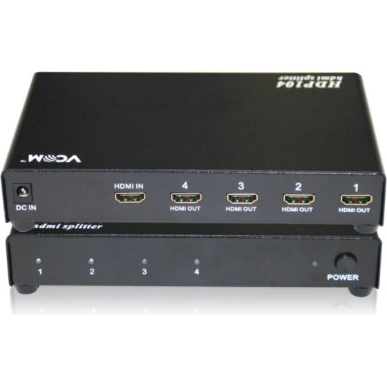 VCom HDMI SPLITTER Multiplier 1x4 - (DD414A)