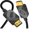 VCom HDMI v2.1 M / M 2.0m - 8K Dolby Vision HDR, Black/Grey - CG805-2.0m - (CG805-2.0)