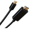 VCom Mini Display Port M / HDMI M 4K 2160p - CG615L-1.8m-4K Black - (CG615-1.8m-4K-BK)