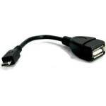 VCom OTG USB AF / Micro USB Black - (CU226-0.2m)