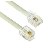 VCom Phone Cord 6P4C/6P4C - (CT046-1.5m)