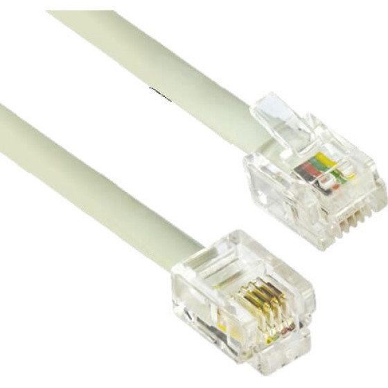 VCom Phone Cord 6P4C/6P4C - (CT046-1.5m)