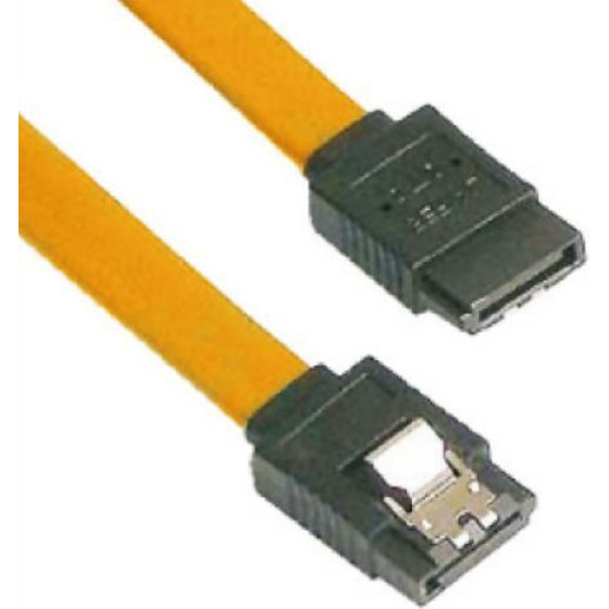 VCom SATA Cable W/Lock - CH302-Y 0.45m - (CH302-Y-0.45m)