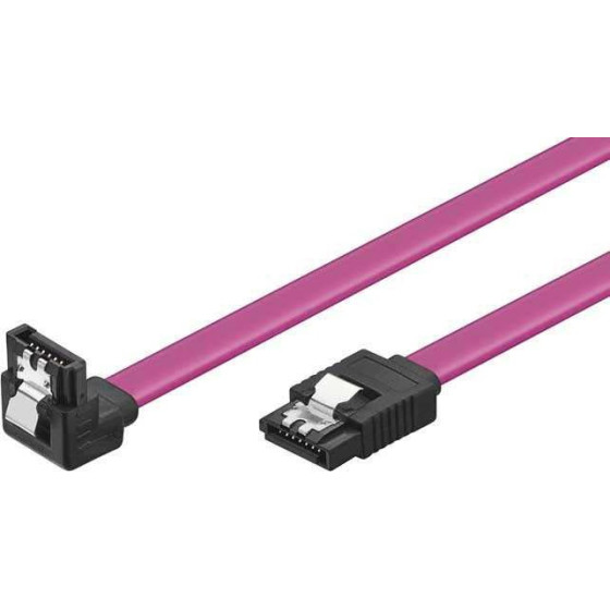 VCom SATA Cable W/Lock Right Angle - (CH302R-0.45m)