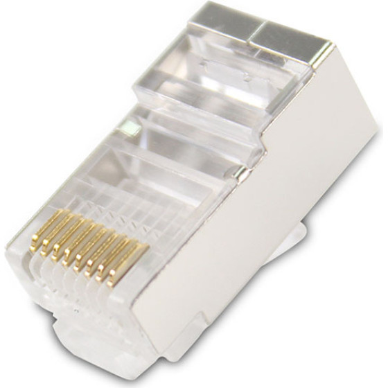 VCom UTP connectors Cat6 STP/Shielded/RJ45 - 20pcs pack - (NM026-20pcs)