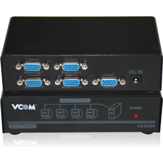 VCom VGA Splitter 1x4 - (DD134)