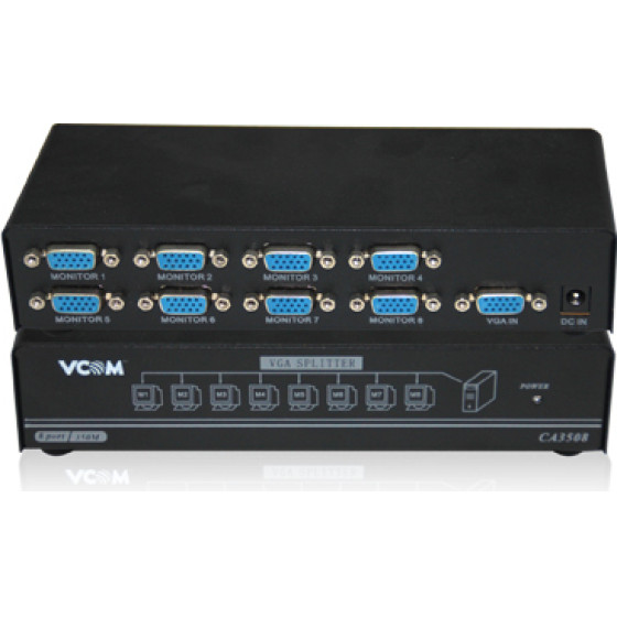 VCom VGA Splitter 1x8 - (DD138)