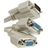 VCom VGA splitter HD15 M - 2xHD15 F - (CG021-0.2m)