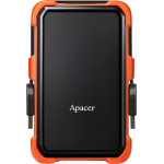 Apacer Portable Hard Drive AC630 2TB USB 3.2 Gen 1, Military-Grade, Shockproof, Black - (AP2TBAC630T-1)