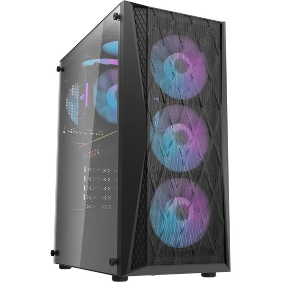 Darkflash Case ATX - DK352 Black - 4 fans included - (DK352-BK)