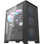 Darkflash Case ATX - DRX70 Mesh Black - Addressable RGB 4 fans, USB-C - (DRX70-MESH-BK)