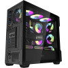 Darkflash Case ATX - DS900 Mesh Black - 4 x 120 mm A-RGB fans included - (DS900-MESH-4F-BK)