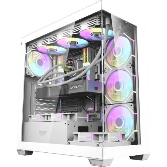 Darkflash Case ATX - DS900 White - USB-C - (DS900-WH)