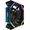 Darkflash Fan Pack 3-in-1 3x120mm - INF34 Black, Daisy-Chain, Addressable RGB - (INF32-BK-3)