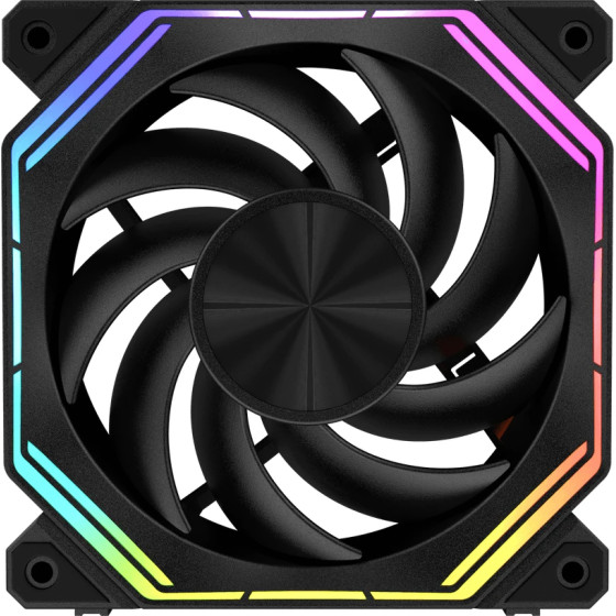 Darkflash Fan Pack 3-in-1 3x120mm - INF34 Black, Daisy-Chain, Addressable RGB - (INF32-BK-3)