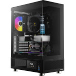Gamdias Case ATX - ATLAS E1 - 3 x 120 mm A-RGB, Digital Display, Tempered Glass - (ATLAS-E1)