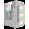 Gamdias Case ATX - AURA GC1 Elite White - Mesh, RGB, Tempered Glass - (GAMDIAS-AURA-GC1-ELITE-WH)