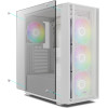 Gamdias Case ATX - AURA GC2 Elite White - Mesh, RGB, Tempered Glass - (GAMDIAS-AURA-GC2-ELITE-WH)
