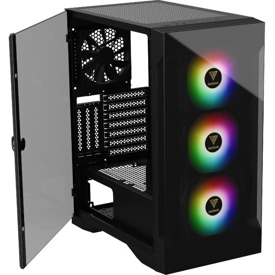Gamdias Case ATX - TALOS E2 Elite - aRGB, Tempered Glass - (GAMDIAS-TALOS-E2-ELITE)