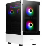 Gamdias Case ATX - TALOS E3 White - aRGB, Tempered Glass - (GAMDIAS-TALOS-E3-WH)