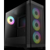 Gamdias Case E-ATX - ATHENA M3 Black - USB-C, 4 x 120 mm A-RGB, Mesh, Tempered Glass - (ATHENA-M3-BLACK)