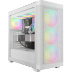 Gamdias Case E-ATX - ATHENA M3 White - USB-C, 4 x 120 mm A-RGB, Mesh, Tempered Glass - (ATHENA-M3-WHITE)