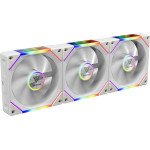 Gamdias Fan Pack 3-in-1 3x120mm - AEOLUS P2-1203 White, Swappable Fan Blades (Reverse Fan Blades Included), Daisy-Chain, Infinity Mirror - (AEOLUS P2-1203-WH)